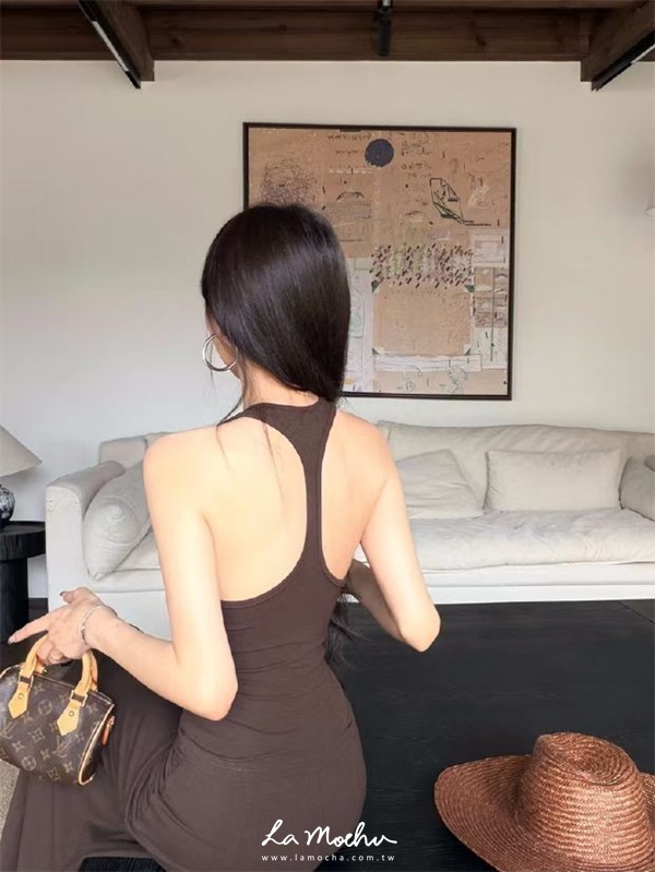 大挖背圓領背心+棉裙套裝(闆娘清單)